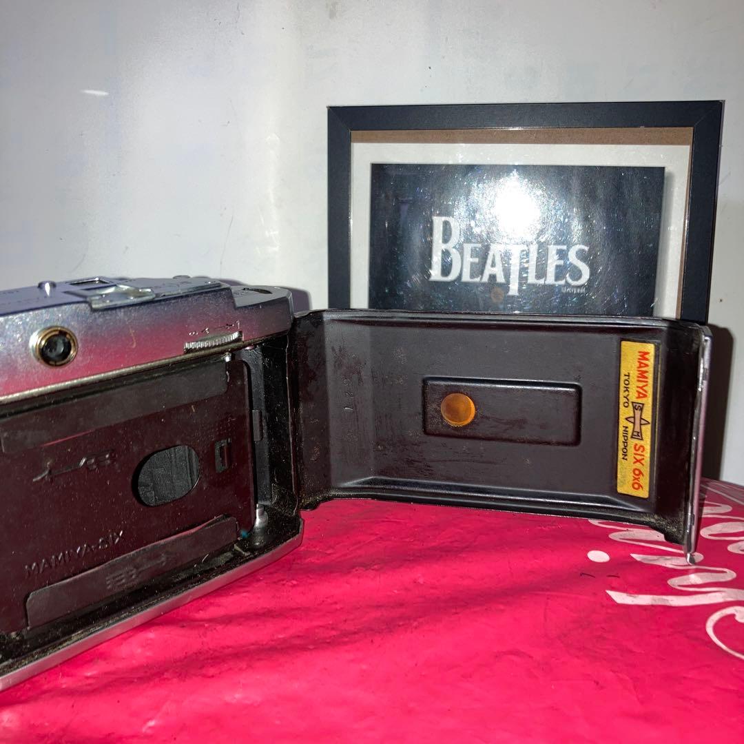 ヴィティージ蛇腹MAMIYA sixレンジファインダー中判カメラ 露出機能動完動