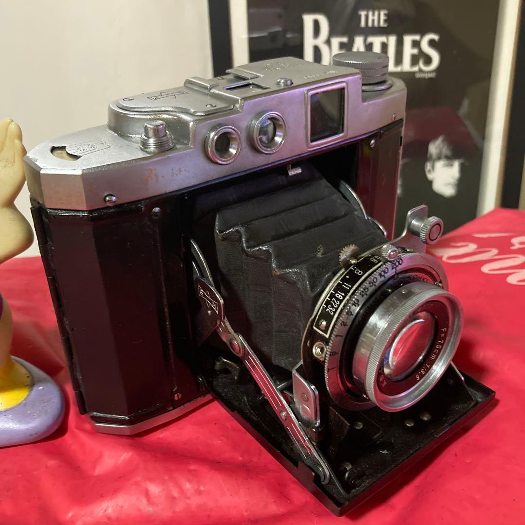 ヴィティージ蛇腹MAMIYA sixレンジファインダー中判カメラ 露出機能動完動