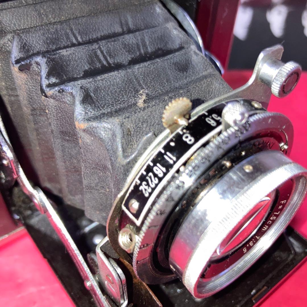 ヴィティージ蛇腹MAMIYA sixレンジファインダー中判カメラ 露出機能動完動