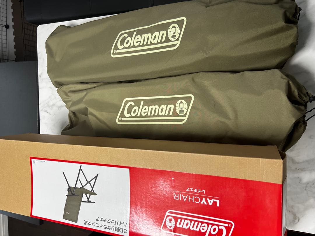 コールマン　LAY chair レイチェア　２台セット　オリーブ未使用