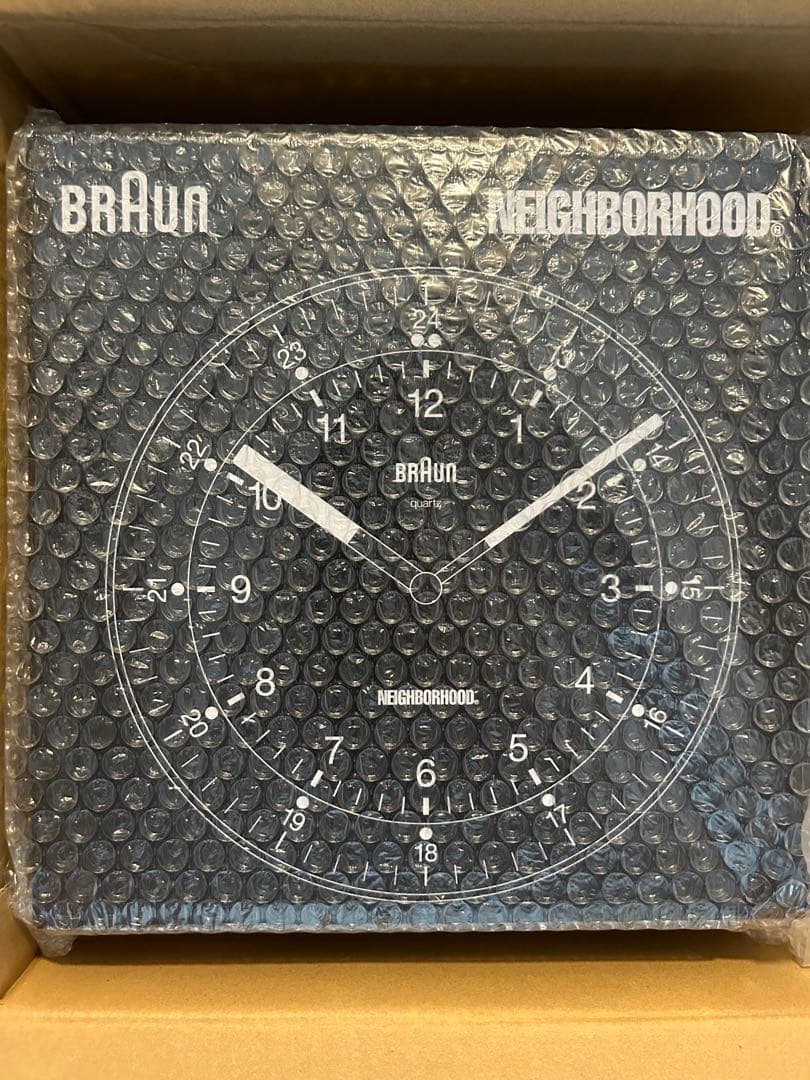 NEIGHBORHOOD BRAUN 時計 ブラック　新品未使用
