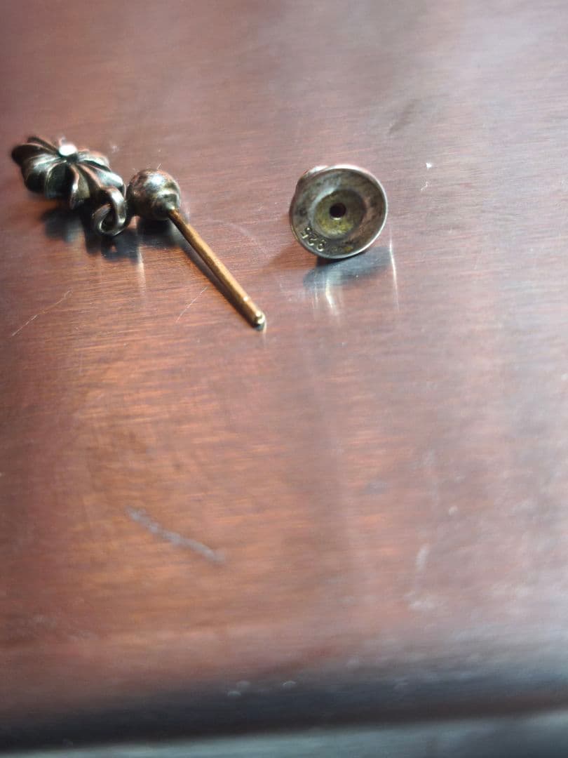 RINKAN鑑定済　最安値　クロムハーツ　タイニーE CHプラスドロップピアス