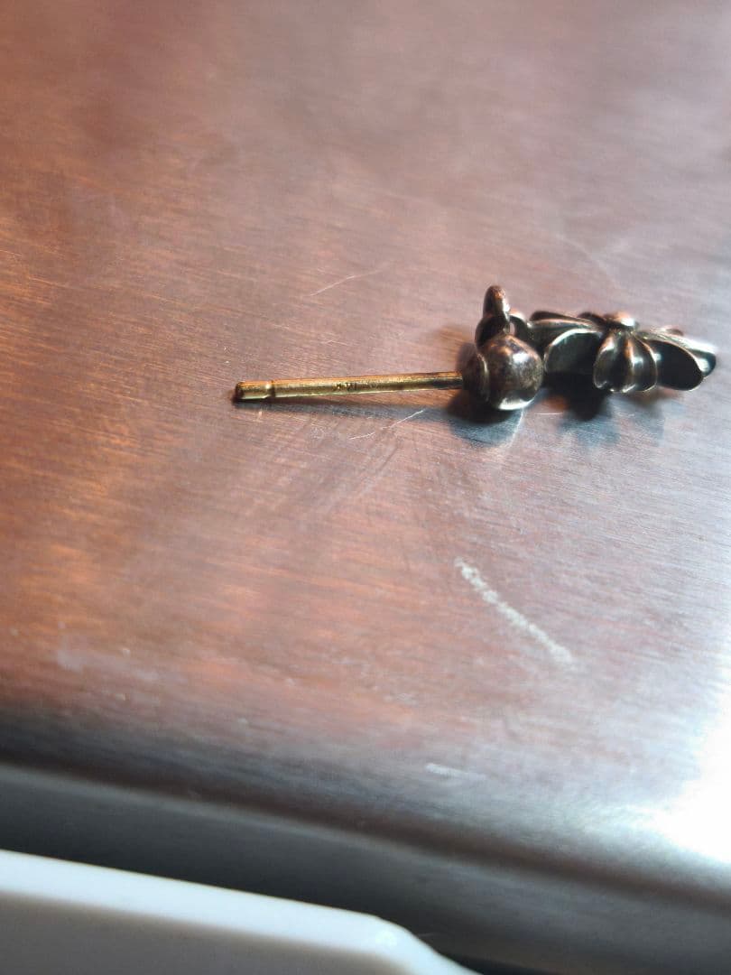 RINKAN鑑定済　最安値　クロムハーツ　タイニーE CHプラスドロップピアス