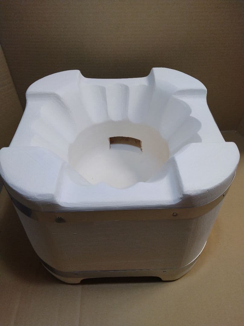 新品 未使用　能登丸和工業　夢七輪　網3枚付き　天然珪藻土　切り出し七輪