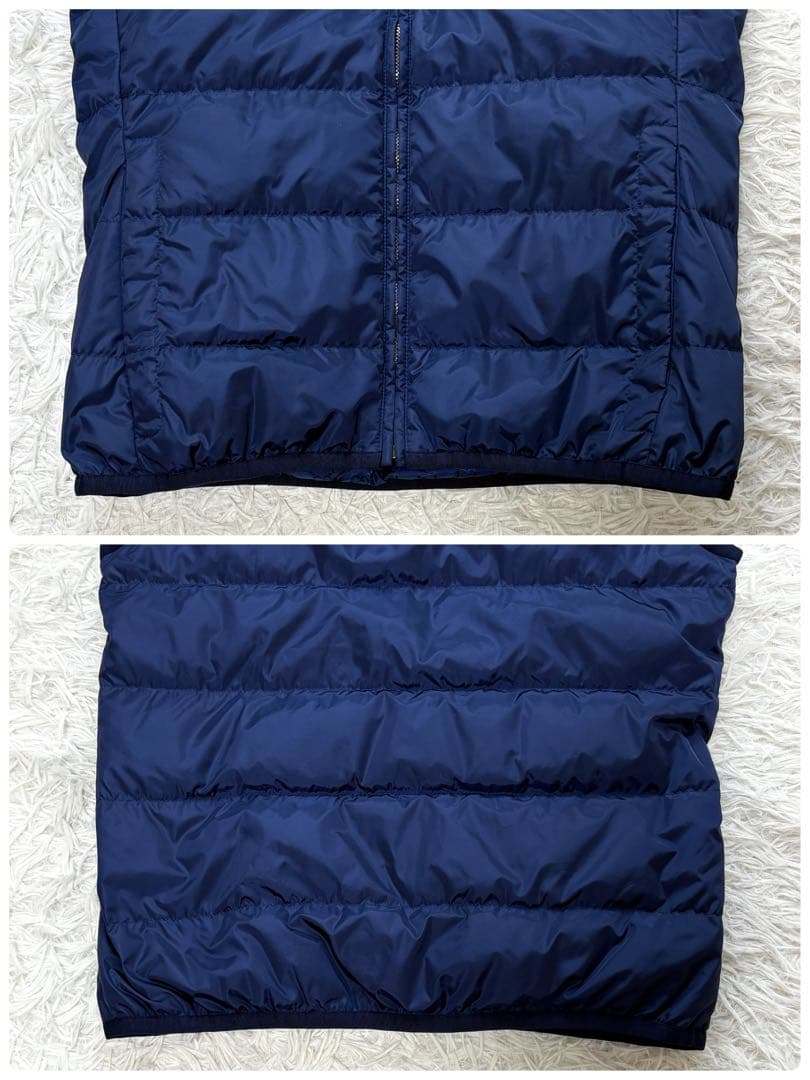 【希少 極美品】 GUCCI ダウンベスト クレスト GG 総柄 ネイビー 40