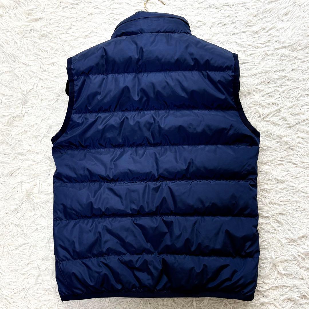【希少 極美品】 GUCCI ダウンベスト クレスト GG 総柄 ネイビー 40