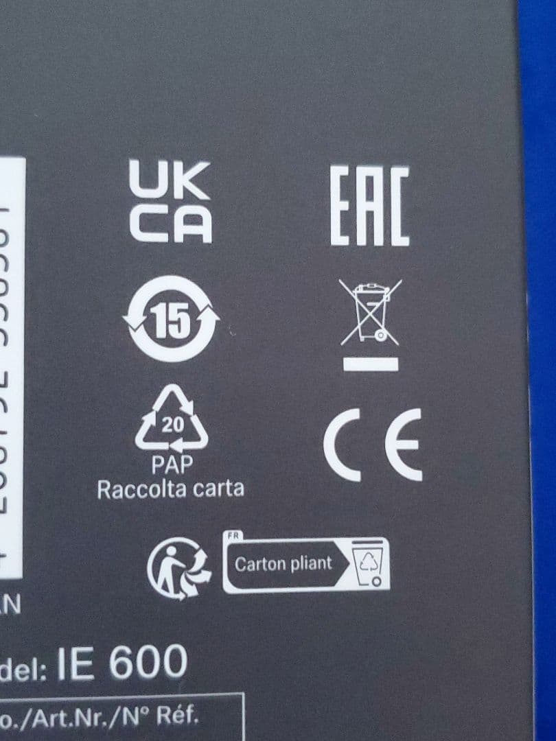 ◆新品交換品◆ゼンハイザー IE600 有線イヤホン オーディオ カナル型 正規