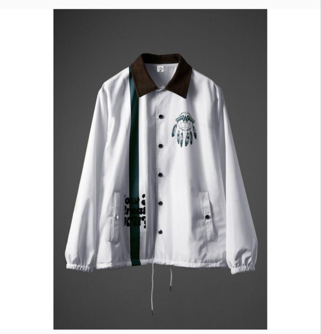 【TAKUYA∞の創り方】コーチジャケット/ホワイト L