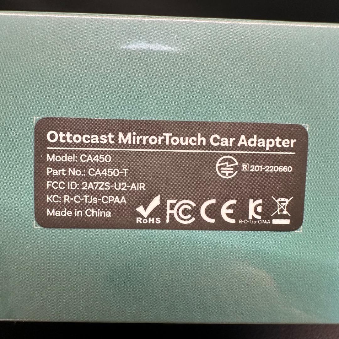 ♡Da左1009 未使用保管品 Ottocast ワイヤレスアダプター