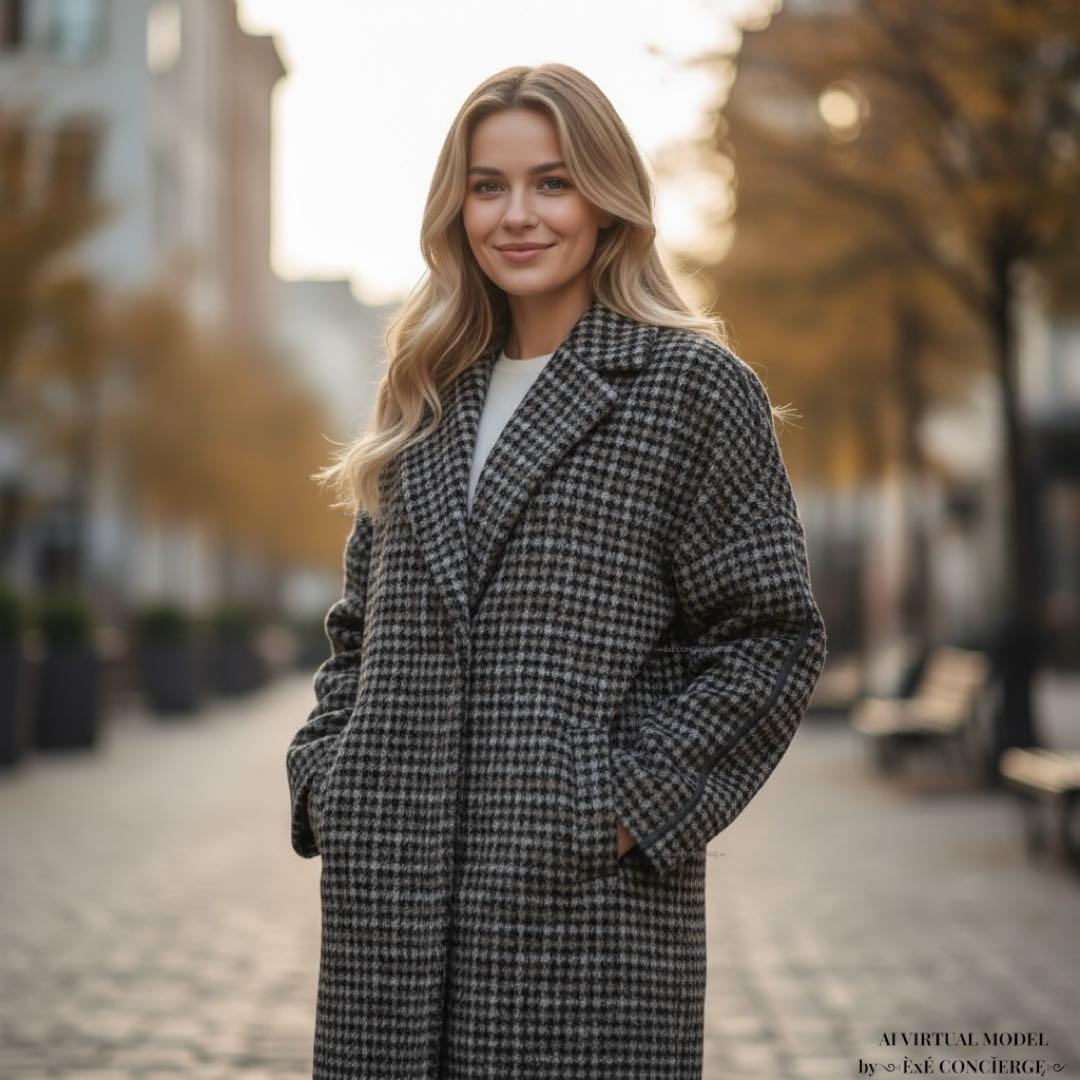 値下げ依頼品 グリニッチアベニュー 新品 アルパカ シャギーチェスターコート