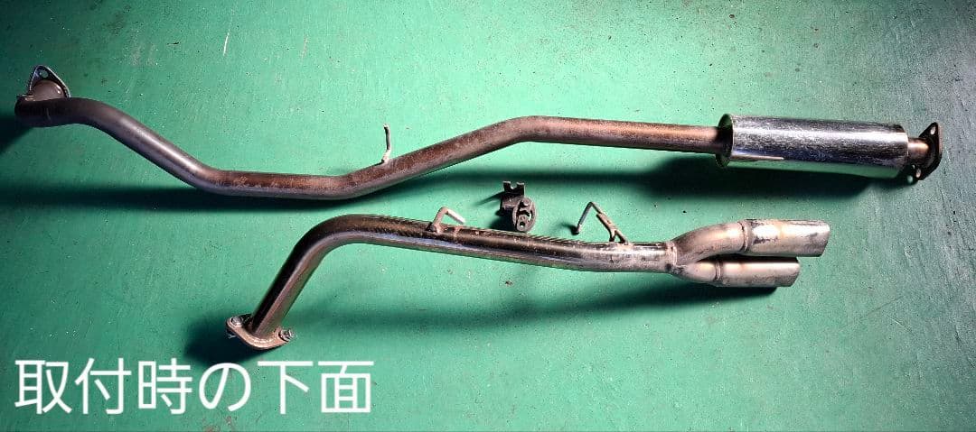 エッセ用サイド管！！サムライパワーサイドデュアル！！ステンレス！