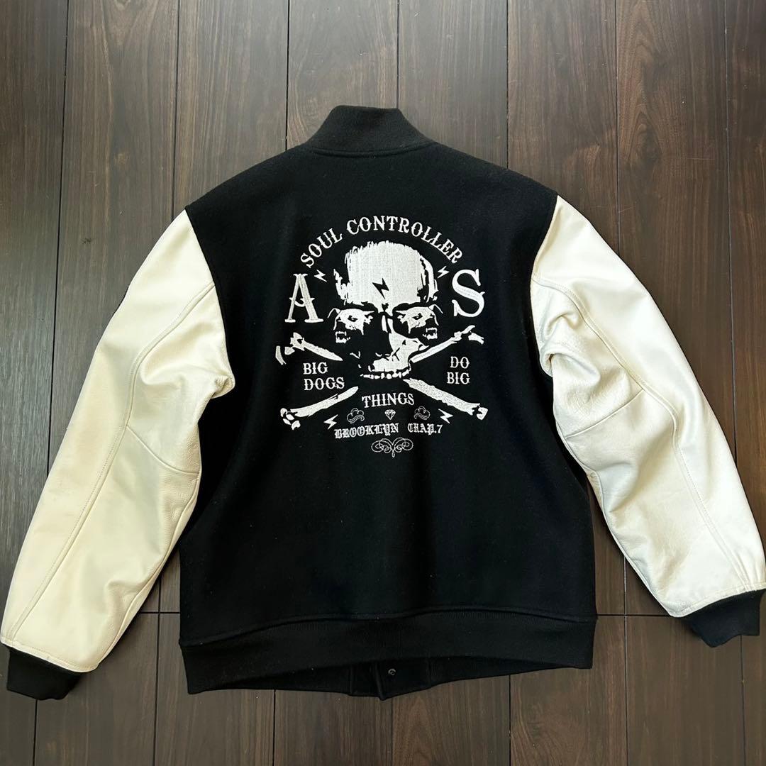 K*Z様 ANDSUNS BIG DOG VARSITY スタジャン スカル ア