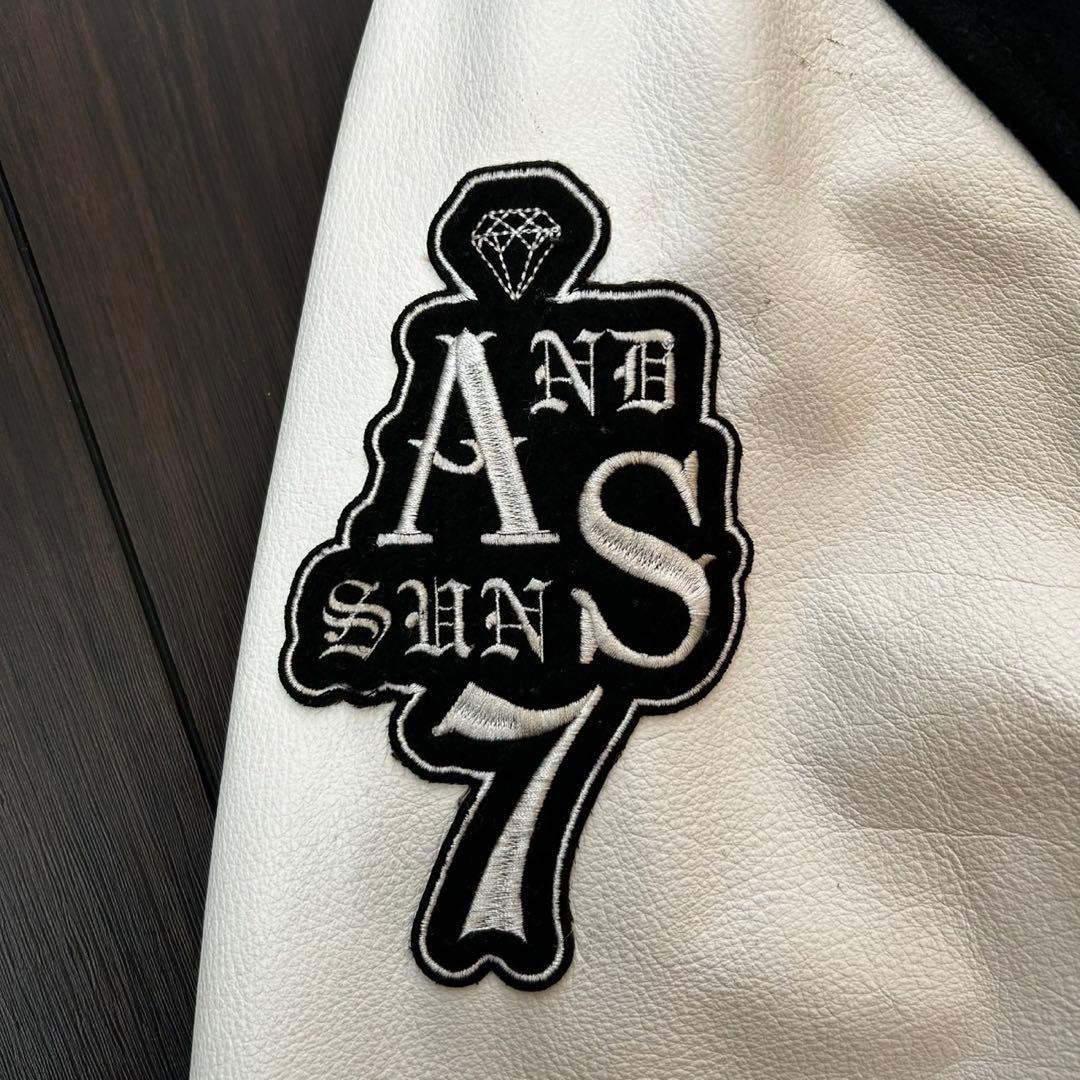 K*Z様 ANDSUNS BIG DOG VARSITY スタジャン スカル ア