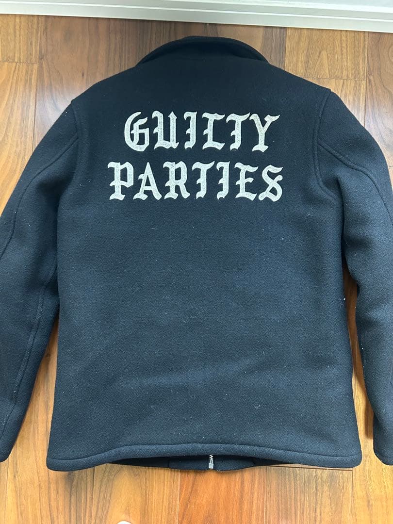 ワコマリア ウールメルトンジャケット Mサイズ WACKO MARIA 刺繍