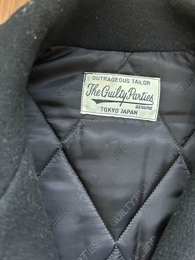 ワコマリア ウールメルトンジャケット Mサイズ WACKO MARIA 刺繍