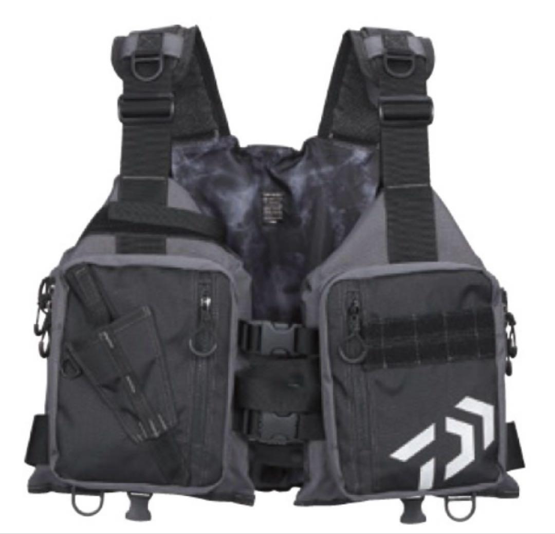 しゅういちダイワ DF-6421 ライトフロートゲームベスト　グレージュ