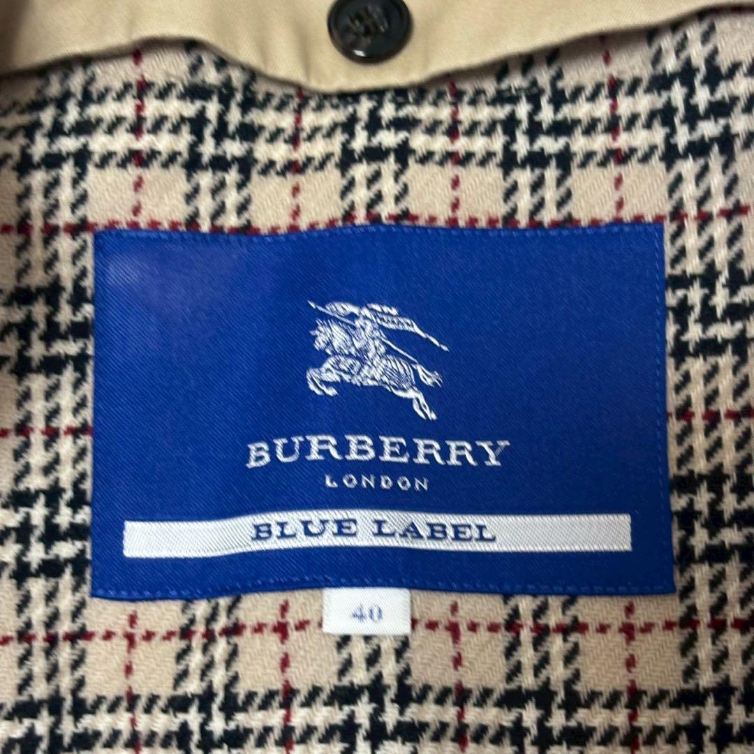 極美品　未使用に近い　バーバリー　トレンチコート　ノバチェック　40サイズ