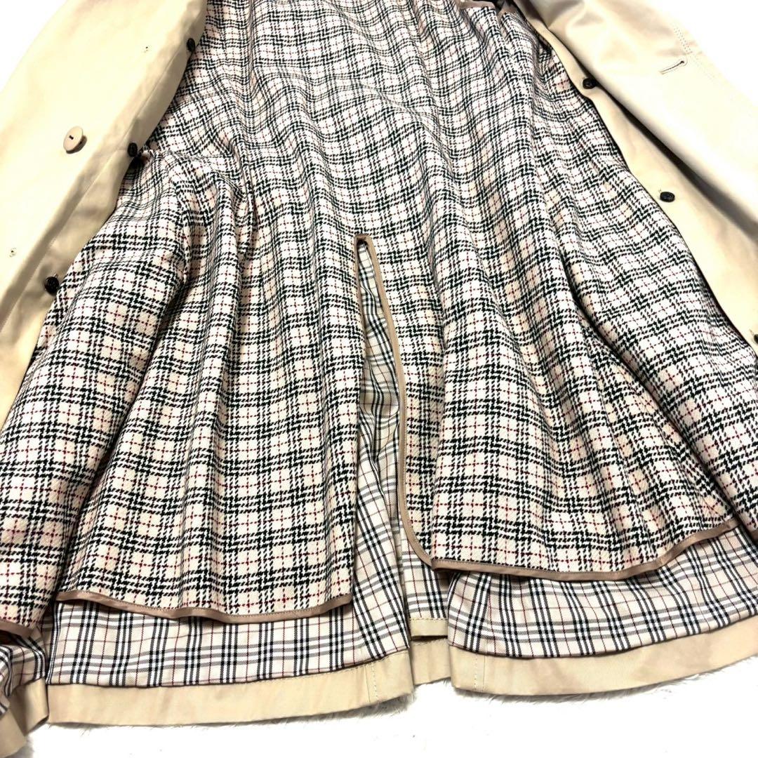極美品　未使用に近い　バーバリー　トレンチコート　ノバチェック　40サイズ