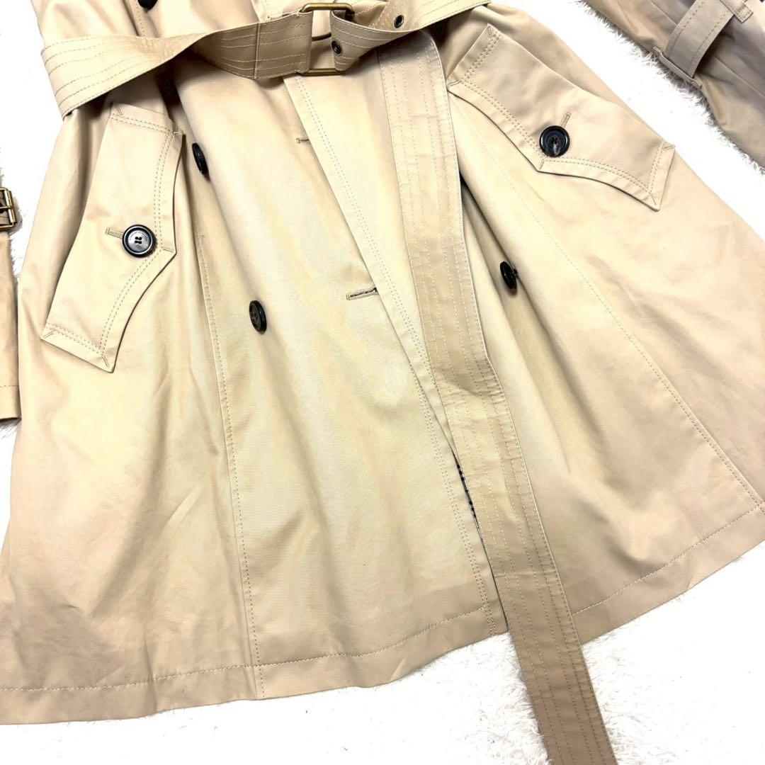 極美品　未使用に近い　バーバリー　トレンチコート　ノバチェック　40サイズ
