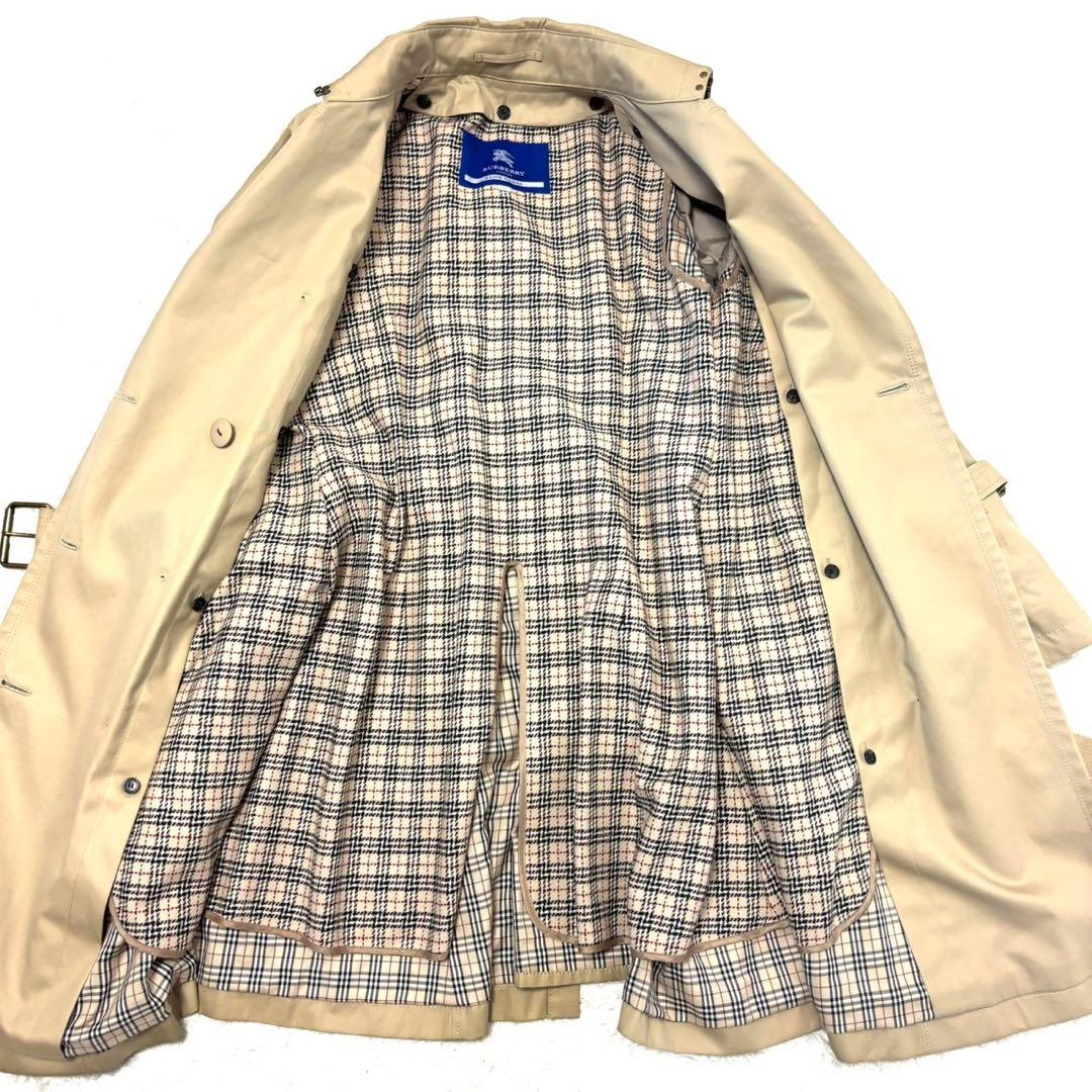 極美品　未使用に近い　バーバリー　トレンチコート　ノバチェック　40サイズ