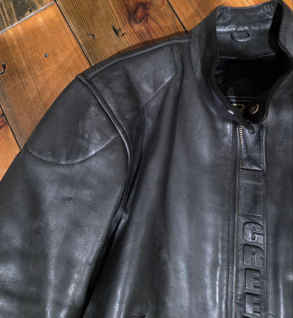 GREEDY/グリーディー 牛革レザー 革ジャンライダースジャケット Mサイズ