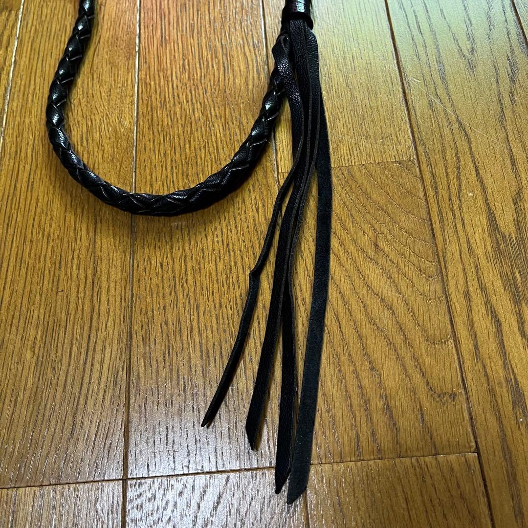 90sy2k SCHORL レザー ウォレットチェーン 日本 上質 アメカジ 黒