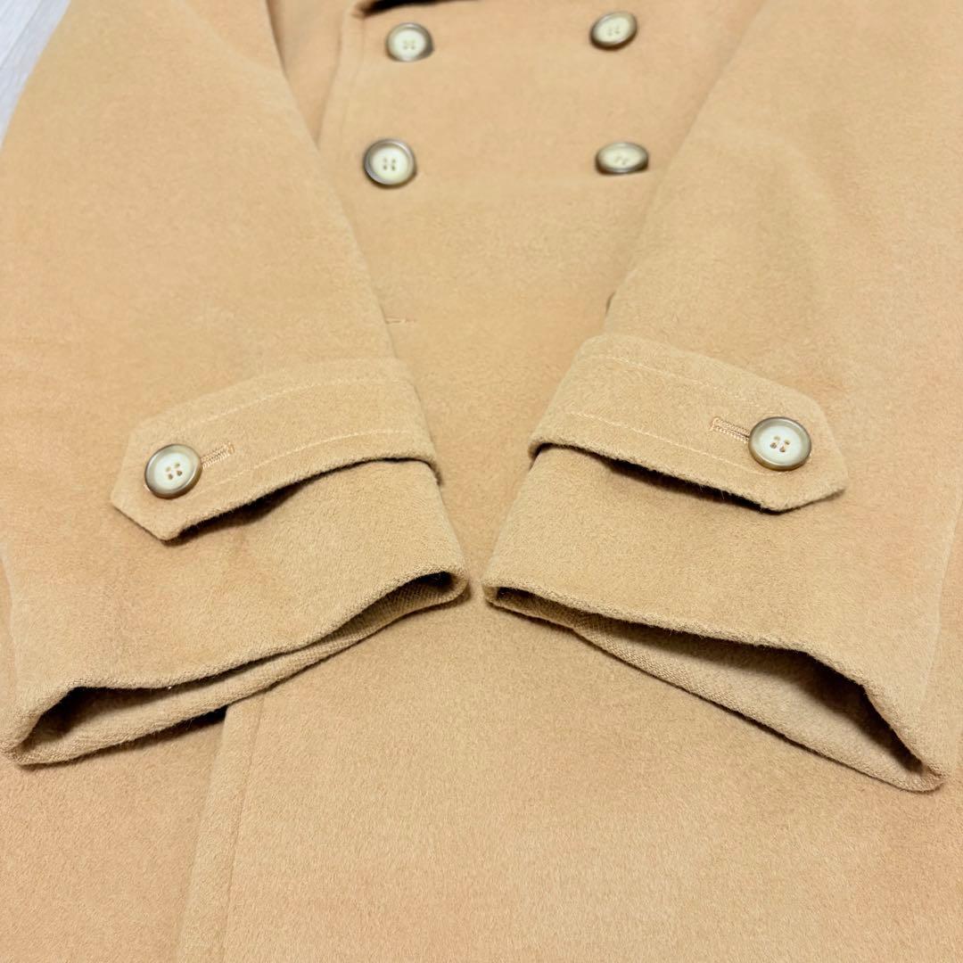 美品✨ポールスミス　ダブルチェスターコート　ロングコート　アンゴラ　キャメル　L