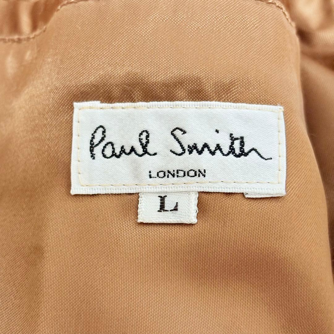 美品✨ポールスミス　ダブルチェスターコート　ロングコート　アンゴラ　キャメル　L