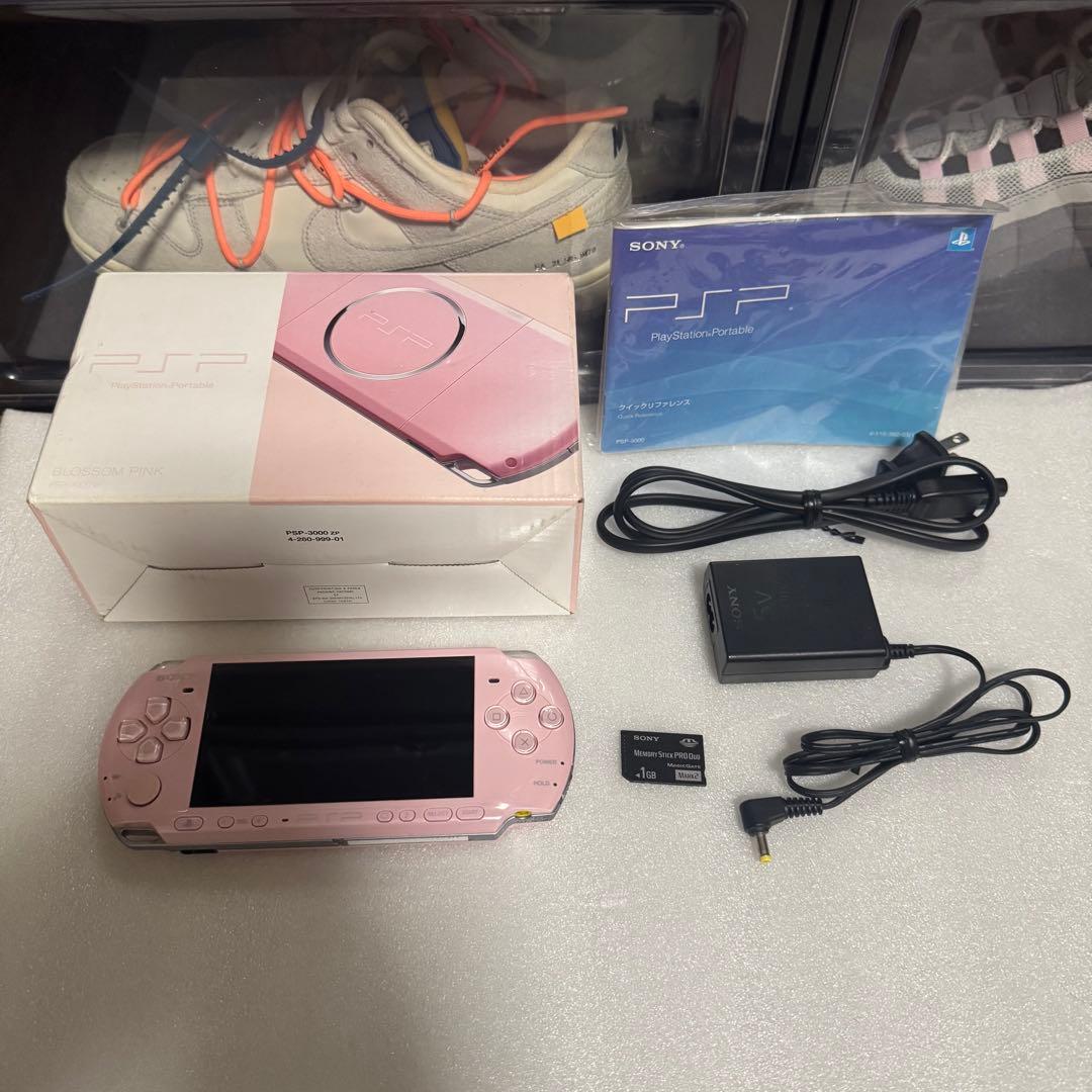 SONY PSP-3000 本体 ブロッサムピンク 完品