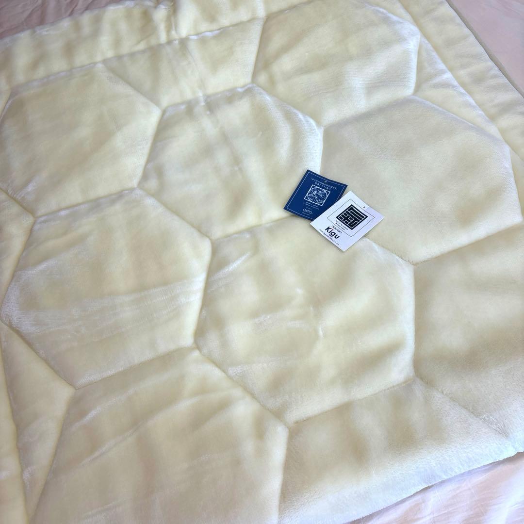 サイモス60 アスファ加工　ゆにわマート　天空　織温　敷きパッド シングル