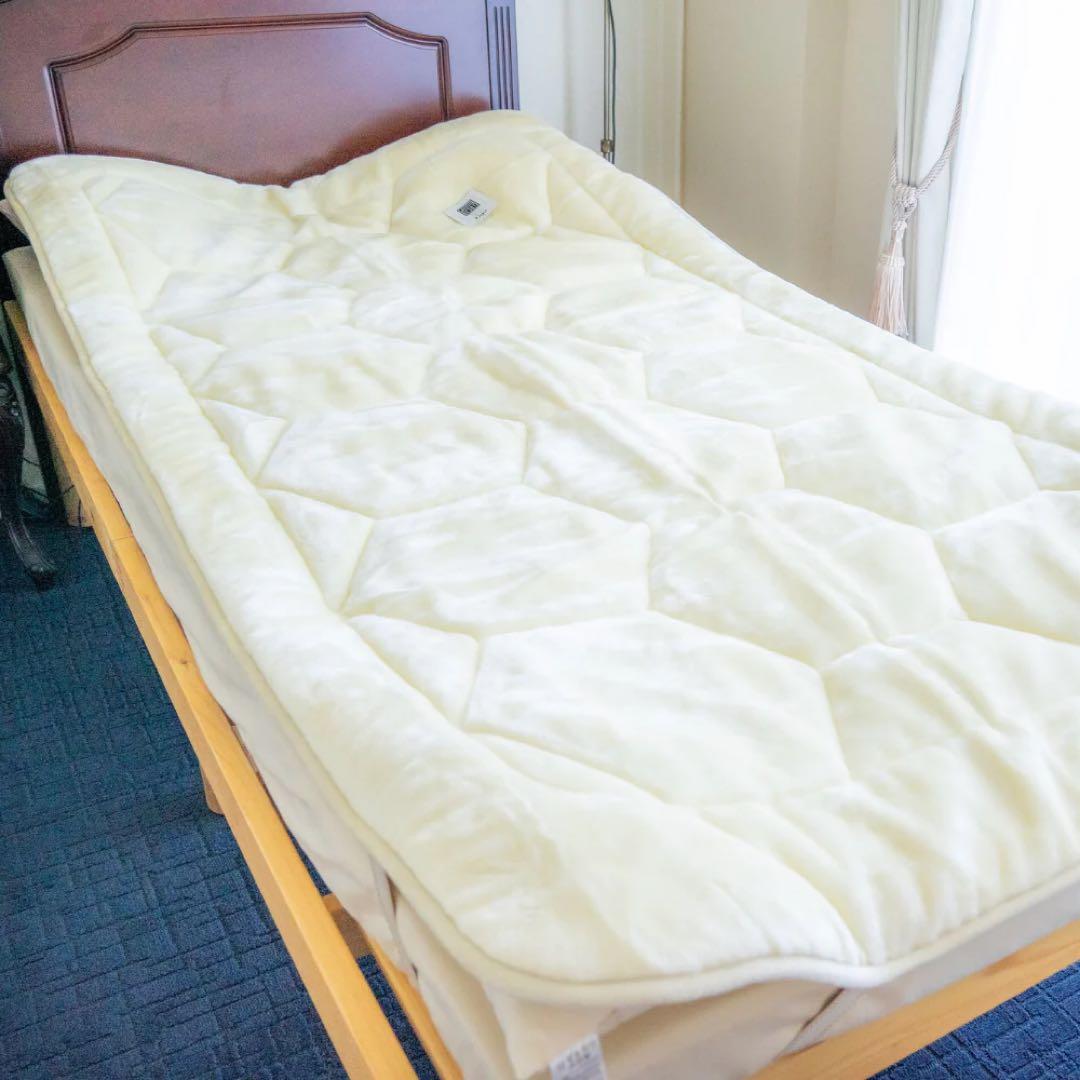 サイモス60 アスファ加工　ゆにわマート　天空　織温　敷きパッド シングル