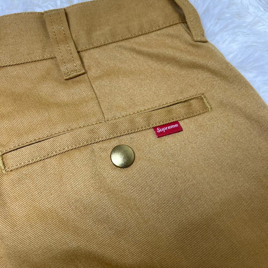Supreme チノパン スラックス ベージュ 32インチ