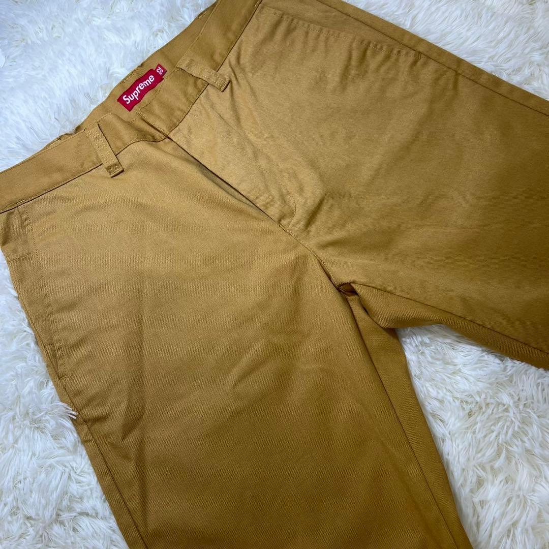 Supreme チノパン スラックス ベージュ 32インチ