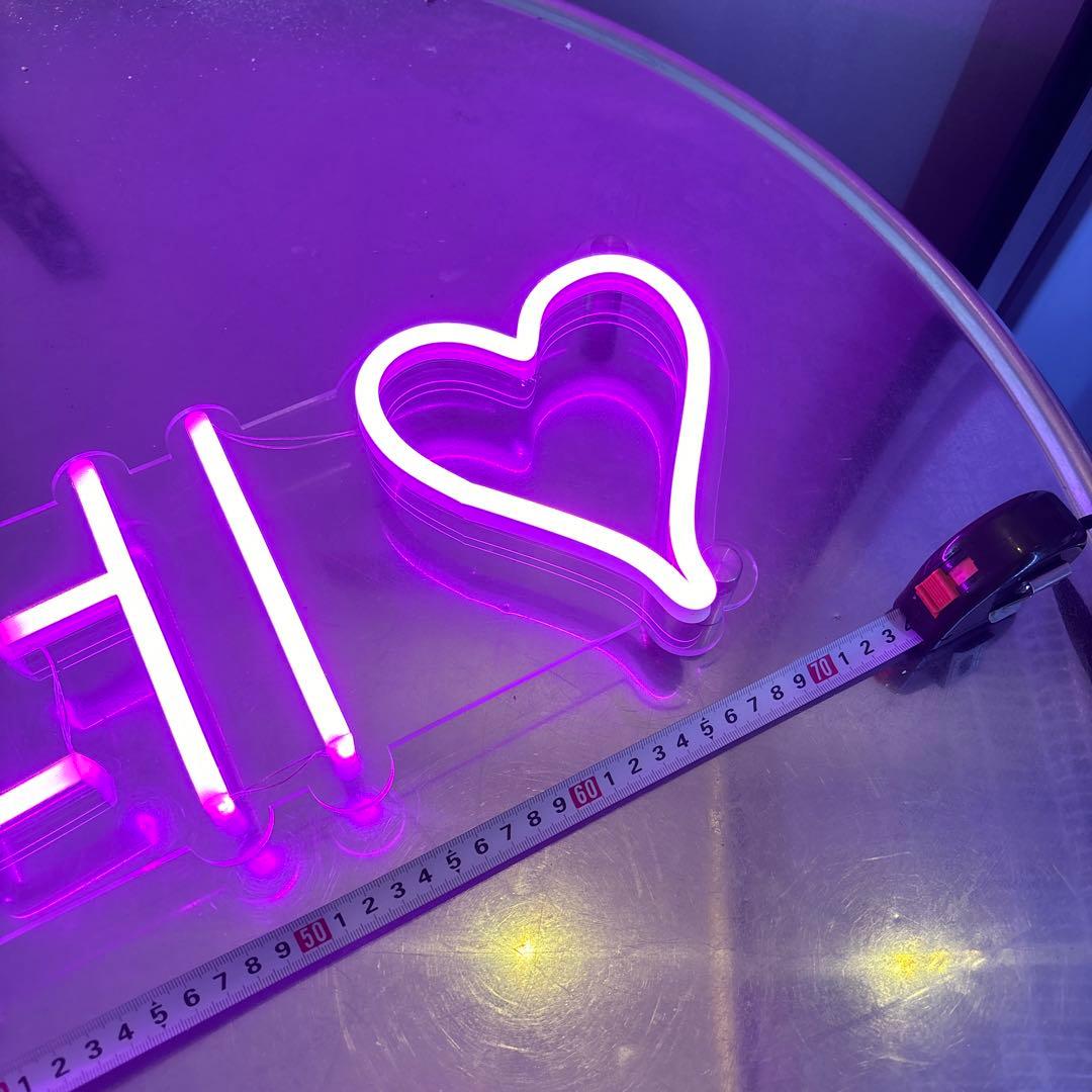 韓国　ネオン看板　可愛い　ピンク　インテリア　LED看板　韓国看板