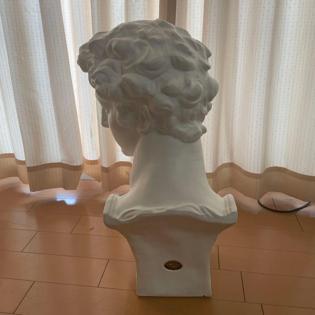 ジュリアーノ・デ・メディチ首像（ミケランジェロ作）石膏像 美術品 インテリア
