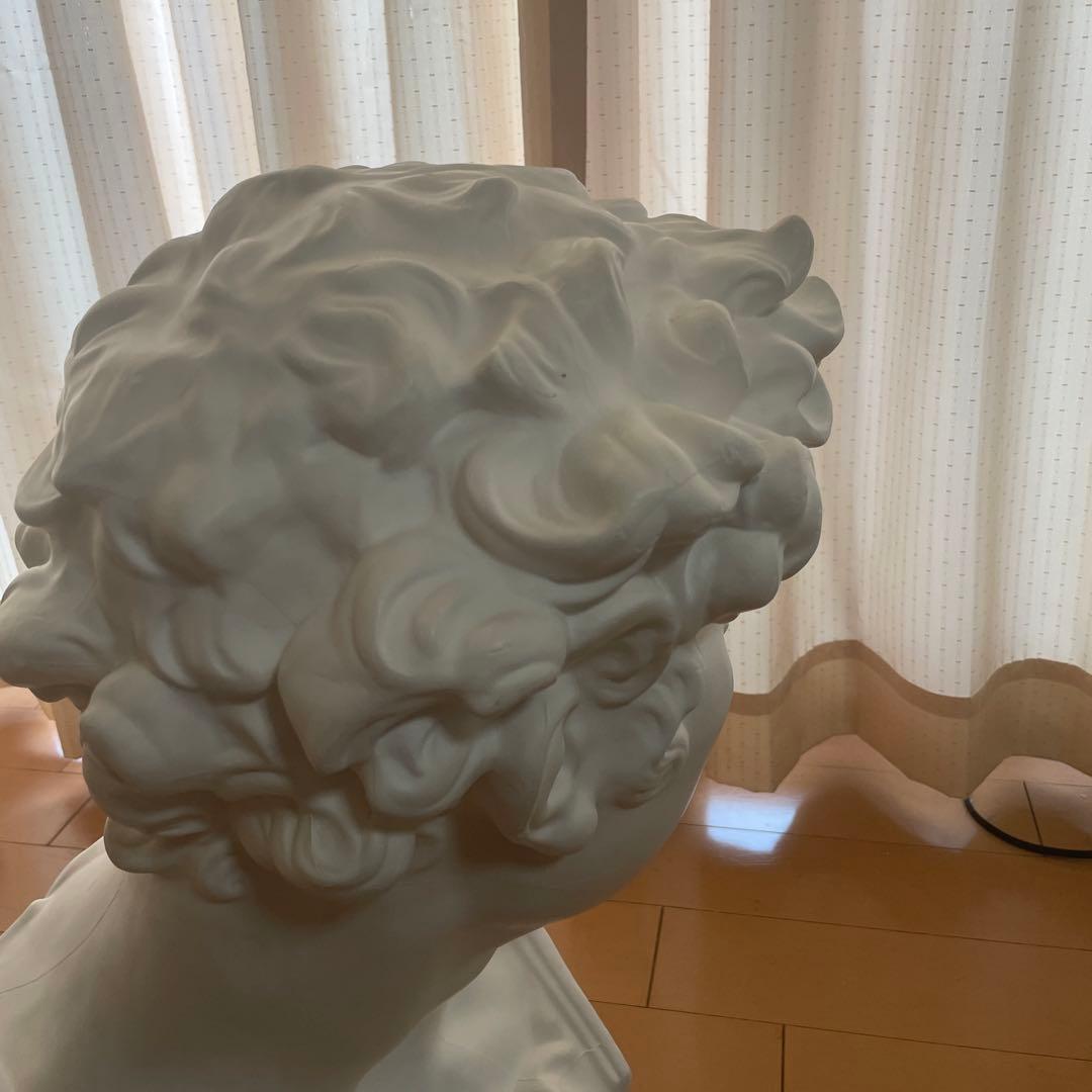 ジュリアーノ・デ・メディチ首像（ミケランジェロ作）石膏像 美術品 インテリア