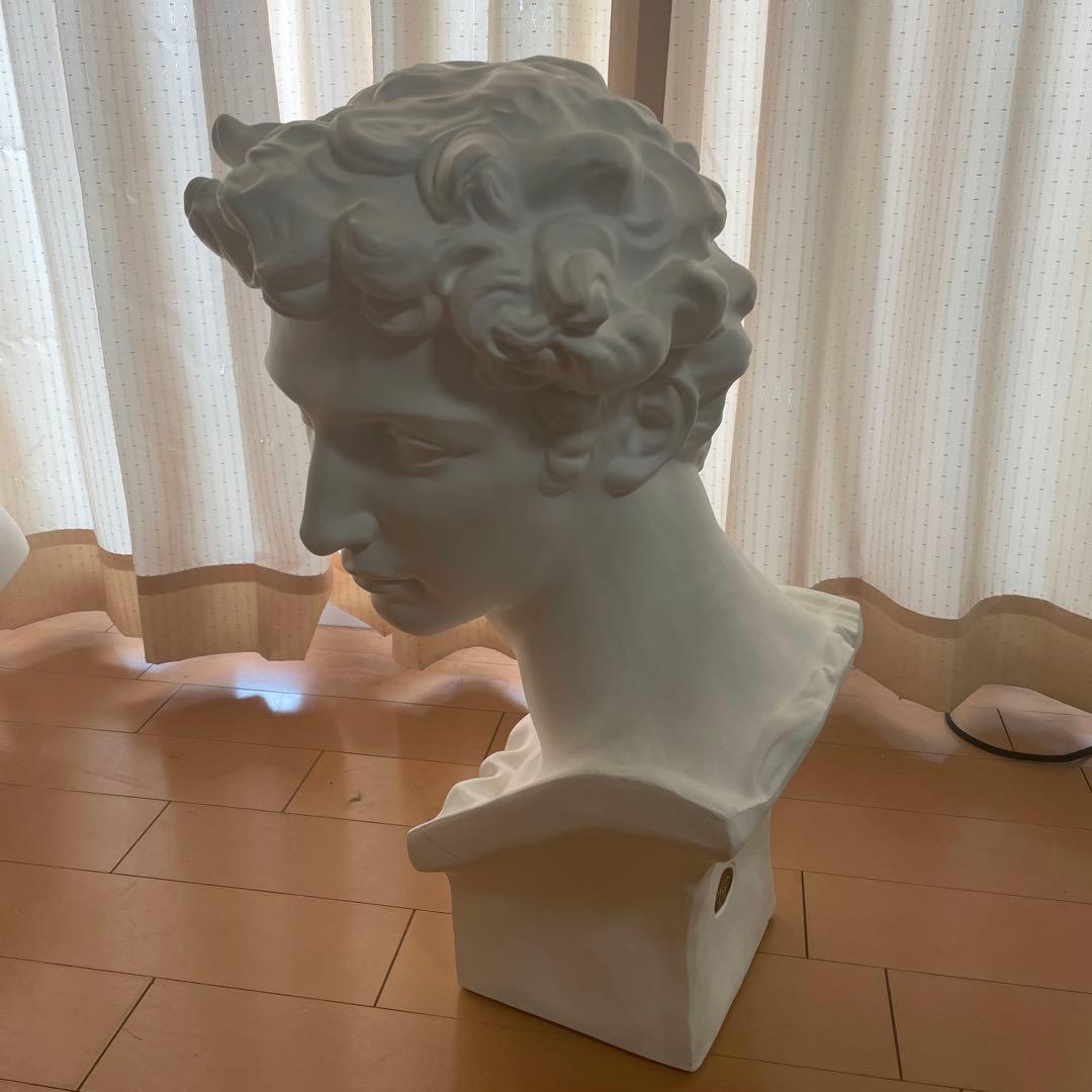 ジュリアーノ・デ・メディチ首像（ミケランジェロ作）石膏像 美術品 インテリア