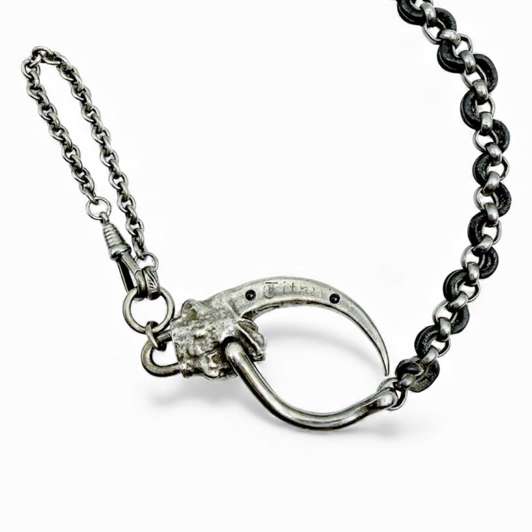 RUST made in England 牙ウォレットチェーン シルバー925