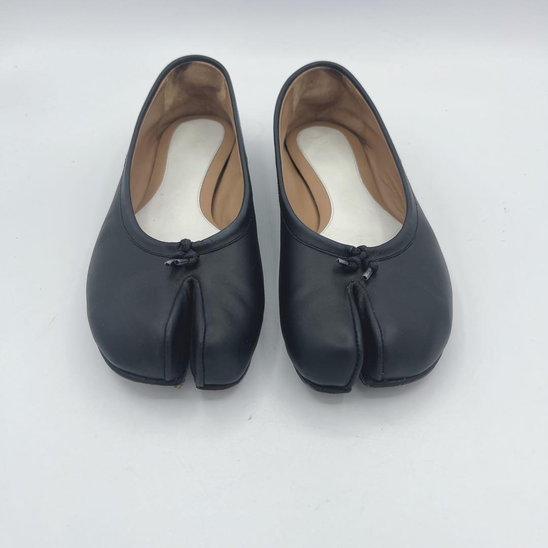 メゾンマルジェラ　足袋バレエシューズ　36センチ　ブラック