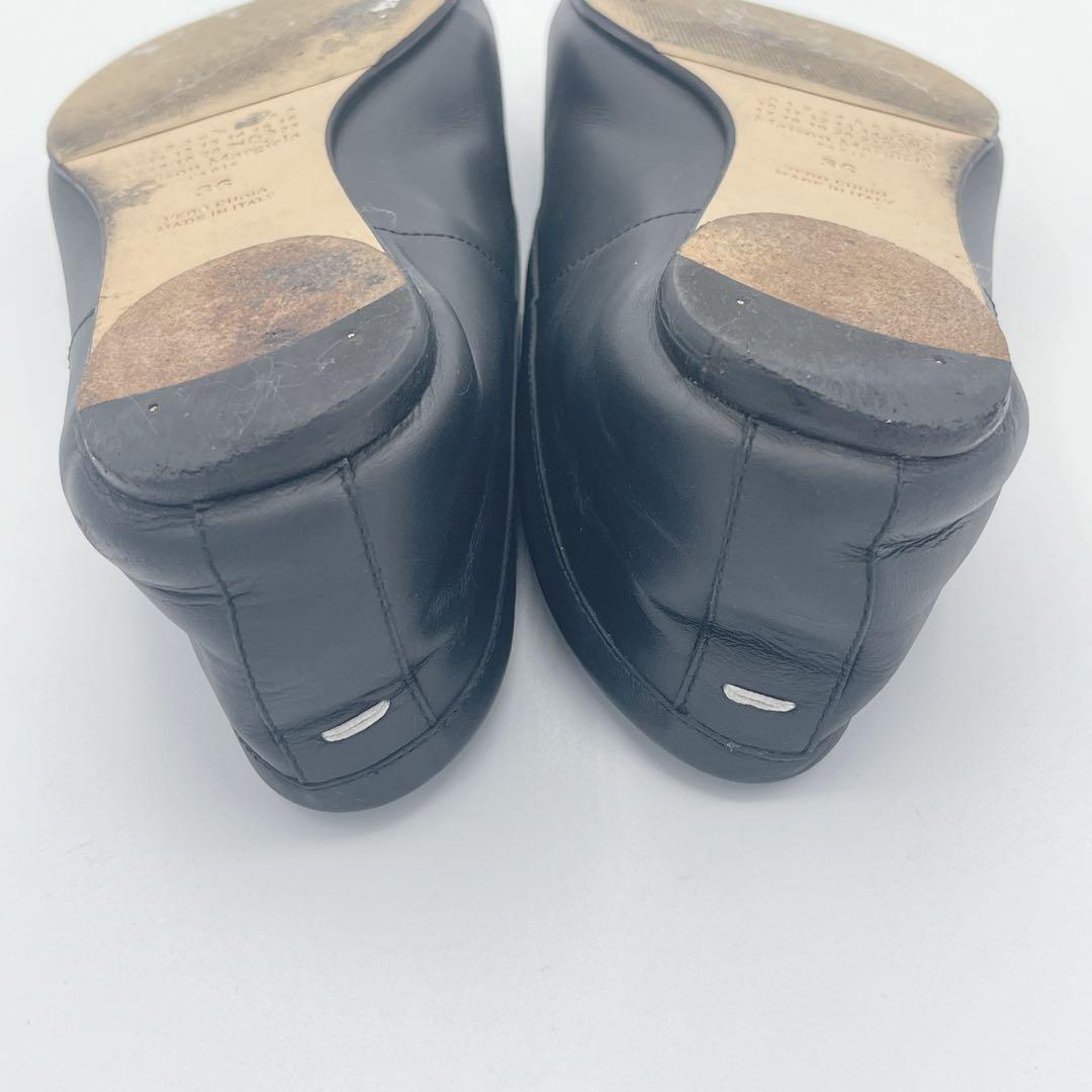 メゾンマルジェラ　足袋バレエシューズ　36センチ　ブラック