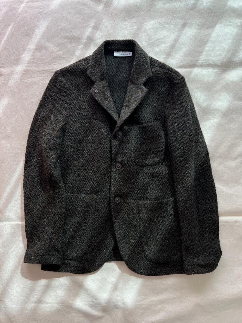 NANAMICA ウール混 テーラード 3Bジャケット