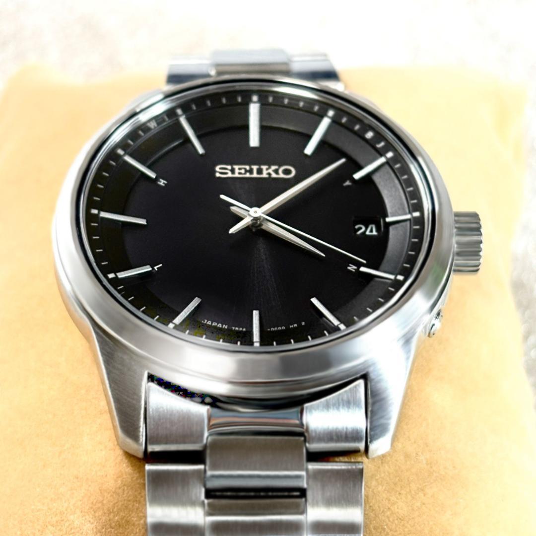 SEIKO ソーラー電波 SBTM255 7B24-0BR0ブラック 超美品