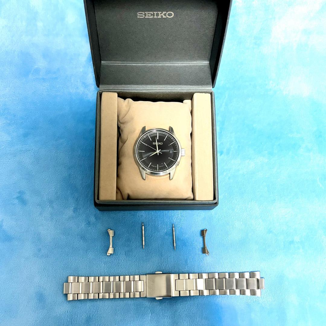 SEIKO ソーラー電波 SBTM255 7B24-0BR0ブラック 超美品