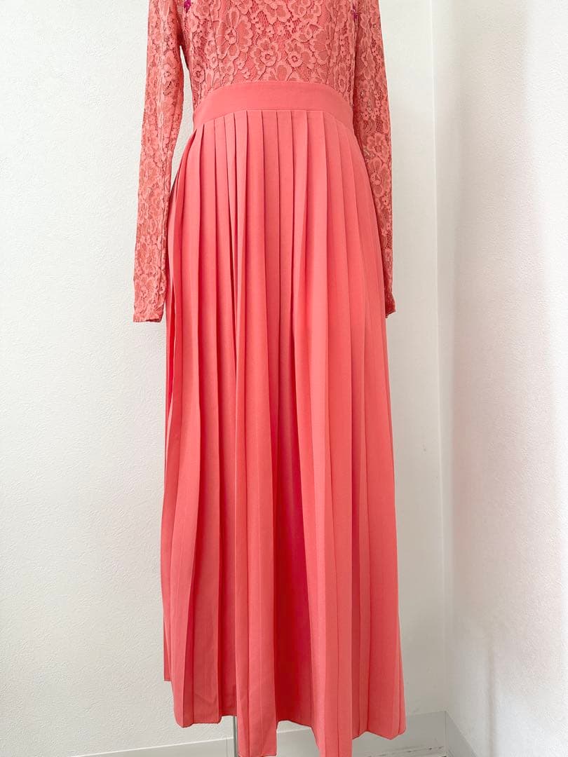 新品未使用⭐︎Little Mistress レースプリーツロングドレス M