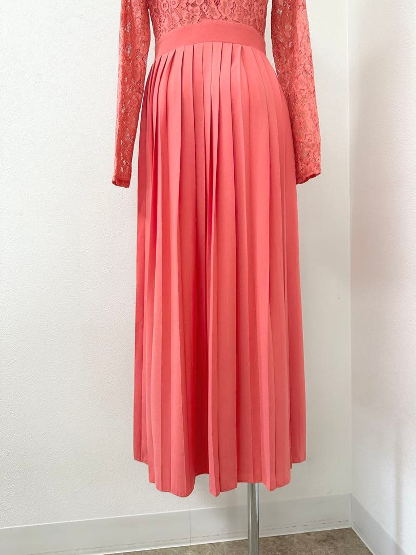 新品未使用⭐︎Little Mistress レースプリーツロングドレス M