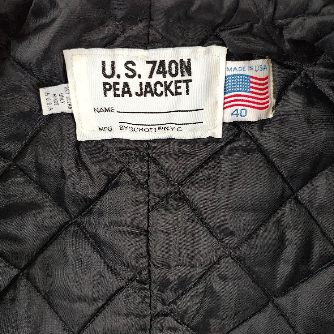 Schott ショット U.S.740N ピーコート 米国製 サイズ40