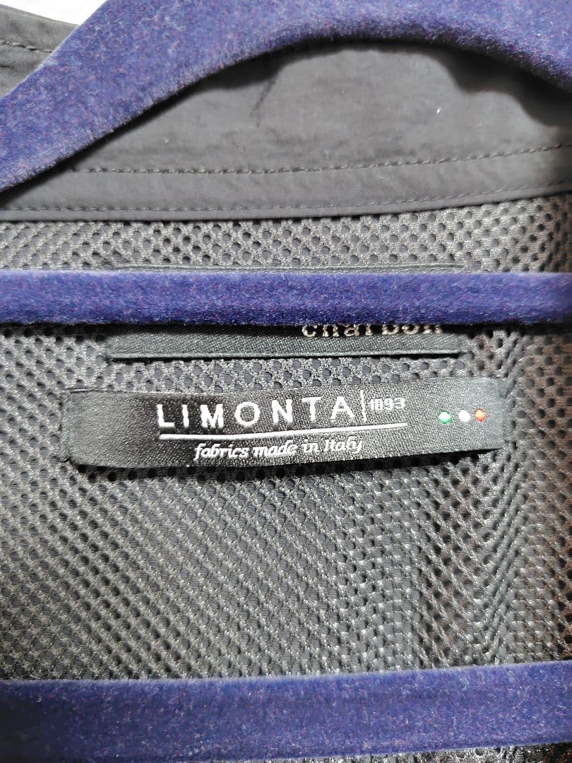 charbon LIMONTA NYLON RIDERS VEST ブラック L