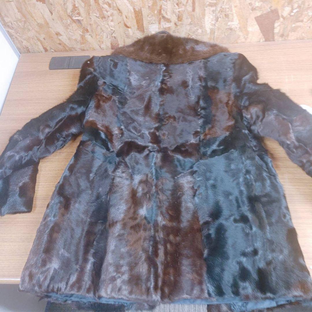 毛皮コート サイズ11 ブラウン系　ミンク
