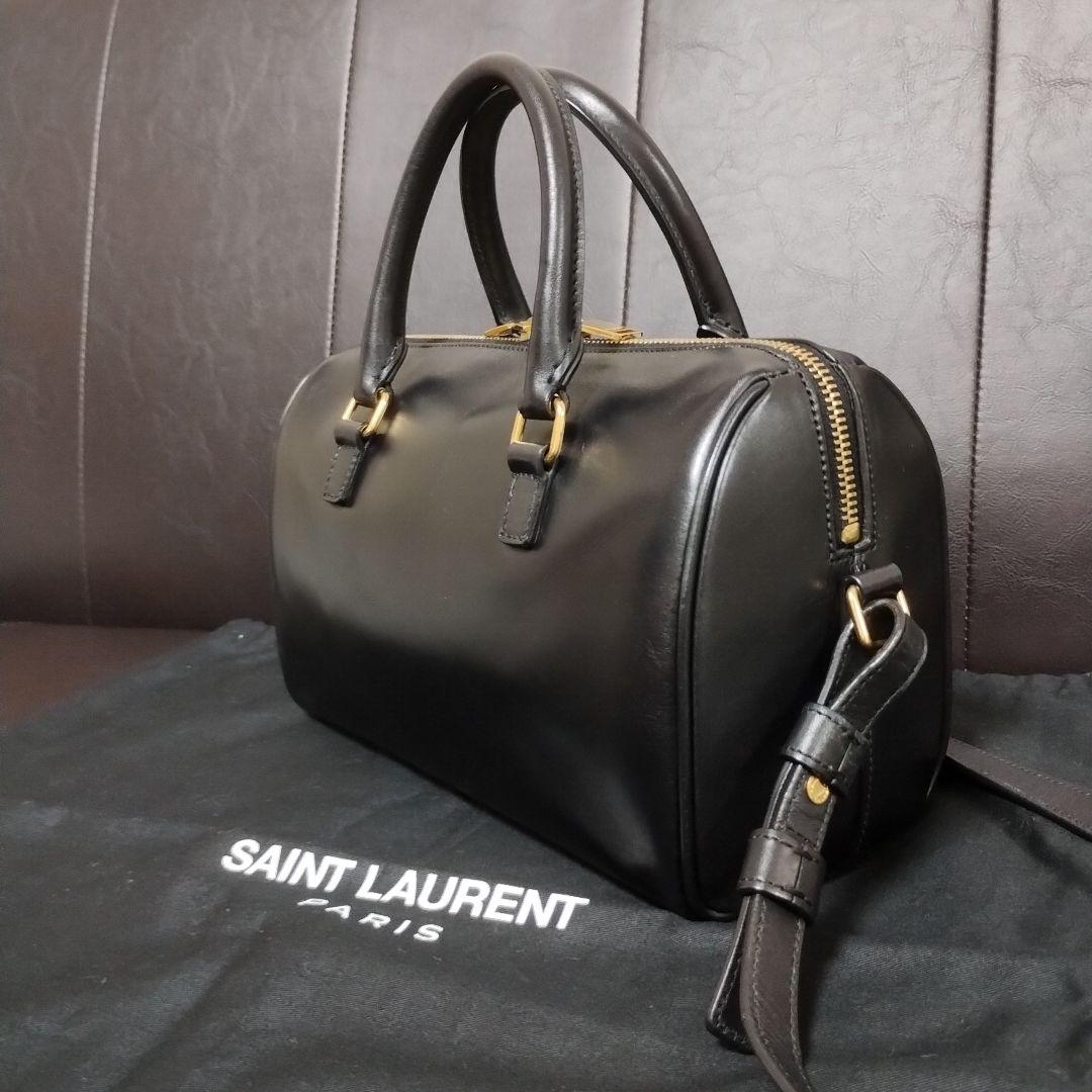 【極美品】サンローランパリ ベイビーダッフル 2way ミニ ボストンバッグ