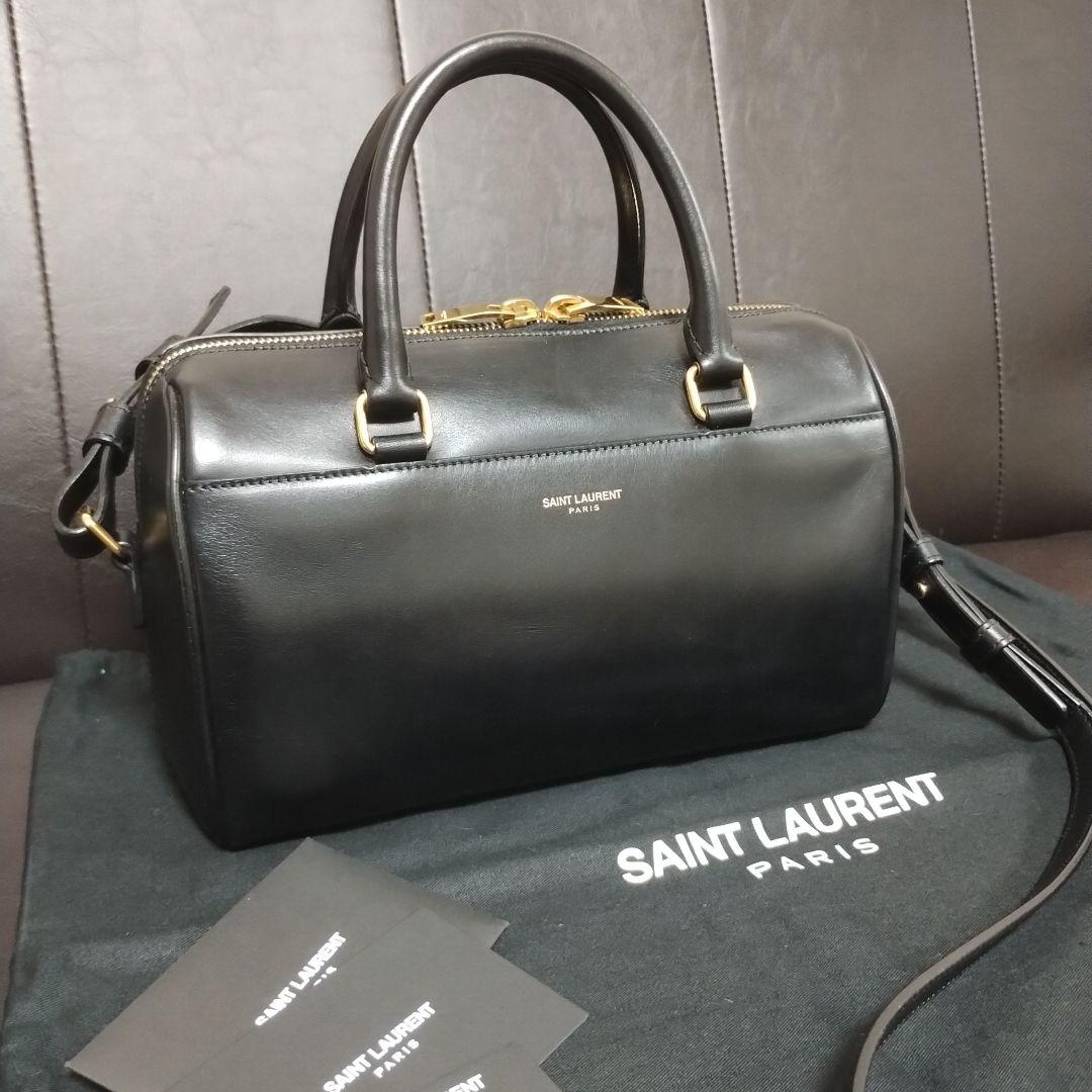 【極美品】サンローランパリ ベイビーダッフル 2way ミニ ボストンバッグ